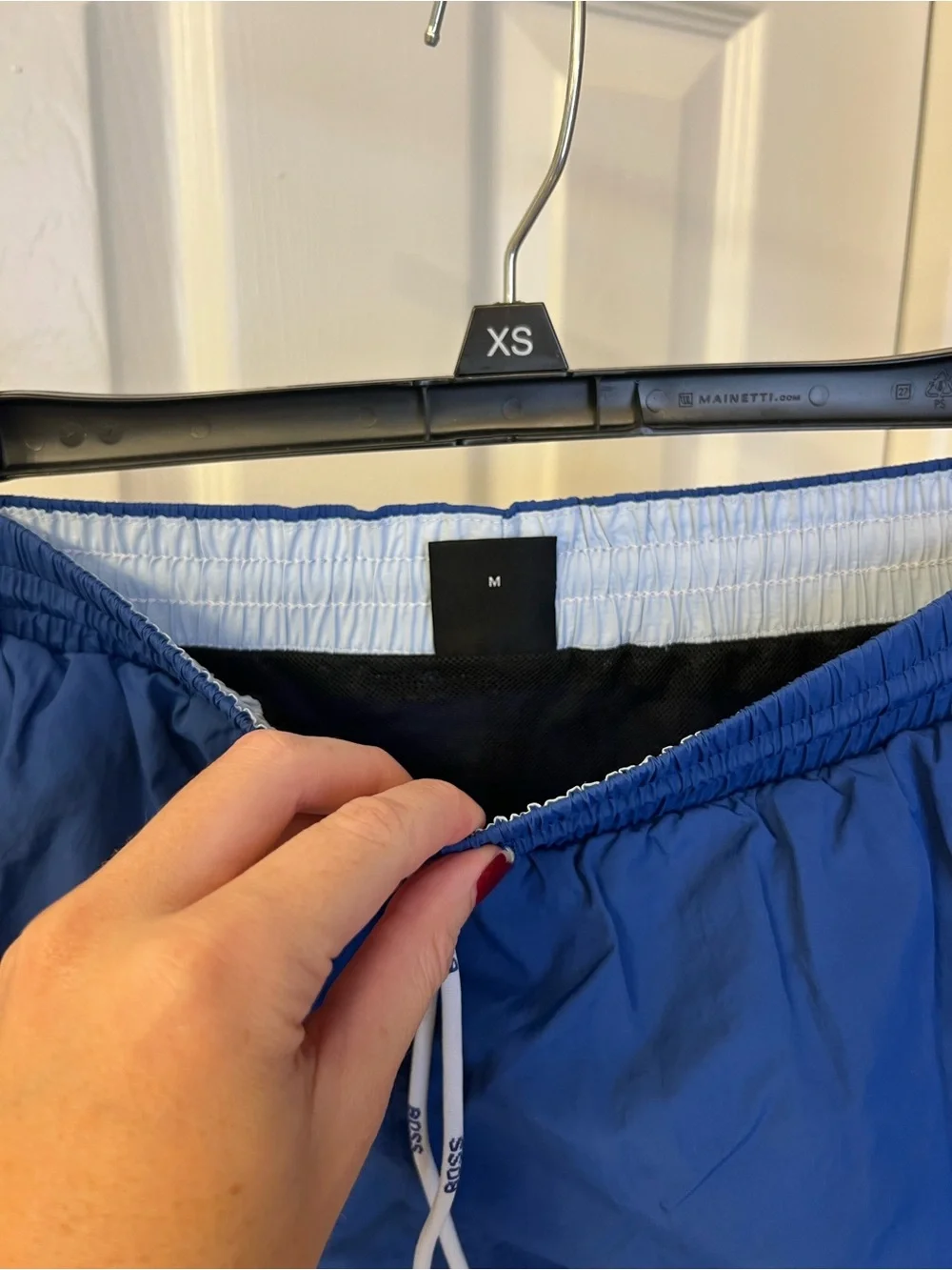 BOSS Royal Blue Athletic Drawstring Shorts
